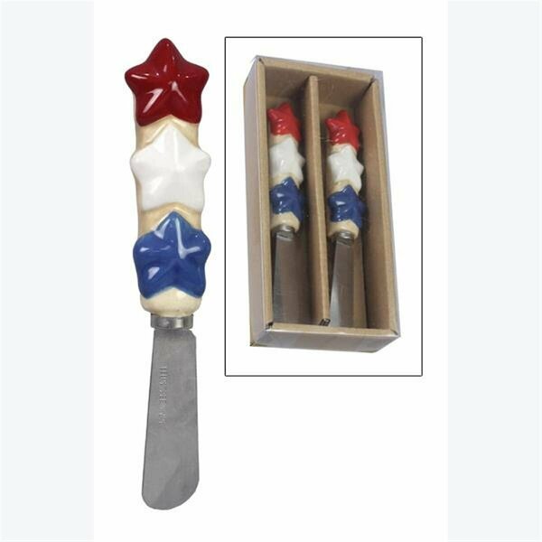 Youngs Ceramic 4th of July Spreader - 2 Piece 73432